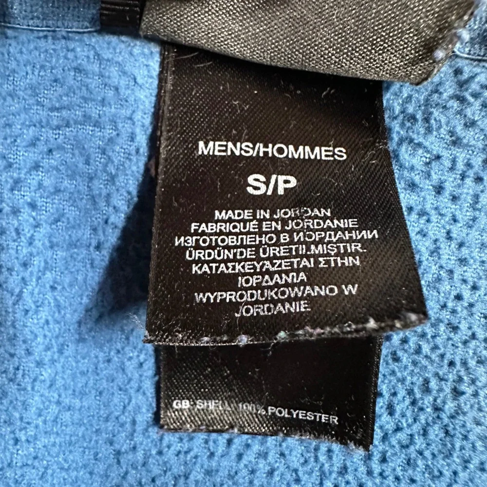 The North Face TKA 100 Glacier Blue Quarter Zip Fleece Pullover Mens Small F15